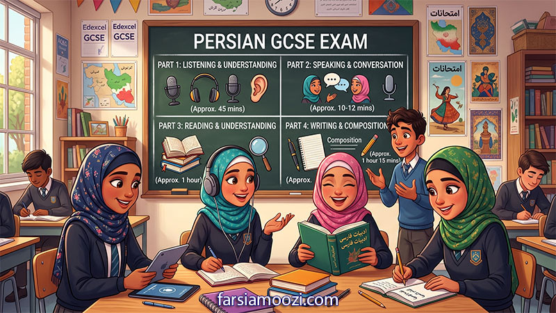 ساختار آزمون